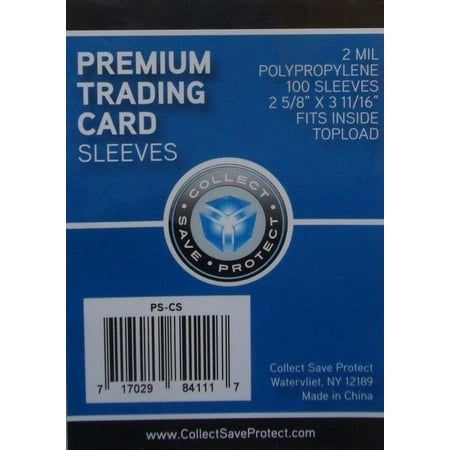 Premium Trading Card Sleeves (100) New