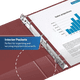 thumbnail image 1 of Binder Davis Group Premium Economy, 1.5 pulgadas, burdeos (paquete de 6), 1 of 10