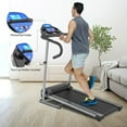 thumbnail image 2 of GVN Jogging Machine,Exercise Treadmill,Electric Foldable Treadmill with LCD Display and Heart Rate Sensor, 2 of 10