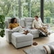thumbnail image 2 of Sala Esquinera Reclinable Easy Living Dubai Gris Claro, 2 of 7