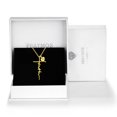 thumbnail image 3 of TANGPOET Initial Letter R Necklace Sterling Silver 18K Gold Plated Faith Necklace for Women Inspirational Christian Religious Confirmation Baptism Gifts, 3 of 5