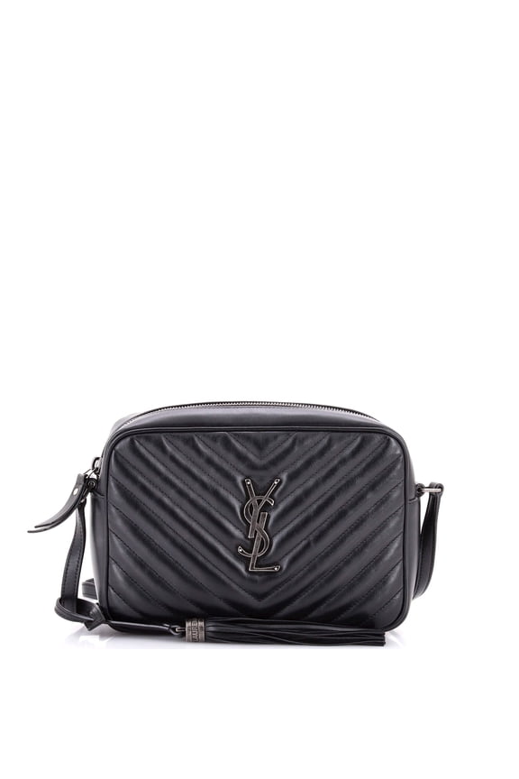 Pre-Owned Lou Camera Bag Matelasse Chevron Leather Small By Rebag