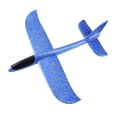 thumbnail image 3 of Modelo de avión planeador de espuma EPP para lanzar a mano juguetes para niños (azul marino) (48 cm) Sywqhk libre de BPA, 3 of 8
