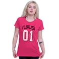 thumbnail image 3 of Flawless Cute Athletic Sporty Jersey Womens Slim Fit Graphic Tee Brisco Brands S, 3 of 5