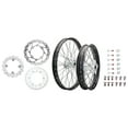 thumbnail image 2 of Tusk Impact Complete Front/Rear Wheel Package 1.60 X 21 / 2.15 X 18 Black Rim/Black Spoke/White Hub for Ktm 250 Sx-F Factory Edition 2015-2017, 2 of 4