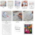 thumbnail image 3 of Paint By Numbers Kit for Adults Beginner - DIY Colorful Guitars Abstract Art Canvas Painting Kits for Adults, Frameless Paint By Number for Adults for Home Wall Decor 16x20 Inch, 3 of 7