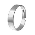 thumbnail image 2 of Ring Men Stainless Steels Jewelry Japanese Style Polished Lover Band Luxurious Delicacy Shiny Design Present Charm Smooth and Polished Inner Diameter 17mm, 2 of 8