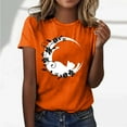 thumbnail image 1 of WILLBEST Chemises pour Femmes T-Shirts Graphiques Saint-Valentin Manches Courtes Imprimé Cœur Blouse Hauts, 1 of 3