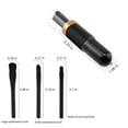 thumbnail image 2 of SHARE SUNSHINE Dual End Makeup Brush Black Retractable for Blush Foundation Eyes, 2 of 7