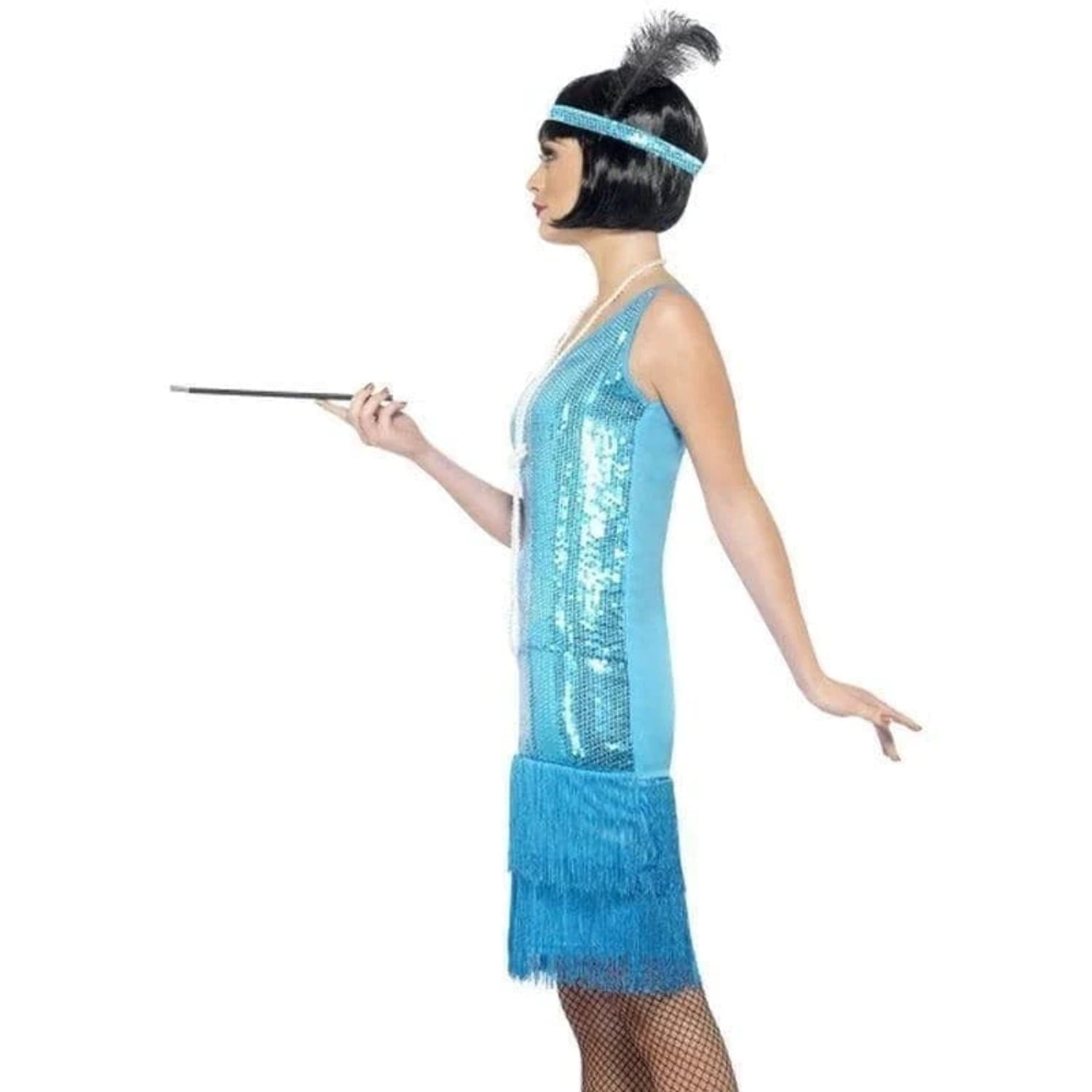 Teal Flapper Dress