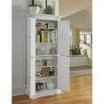 thumbnail image 2 of Homestyles Americana Off White Wood Pantry, 2 of 6