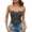 Black, variant on Lace Halter Tops for Women Bow Knot Front Backless Asymmetrical Y2k Cropped Going out Camisole Tank Top