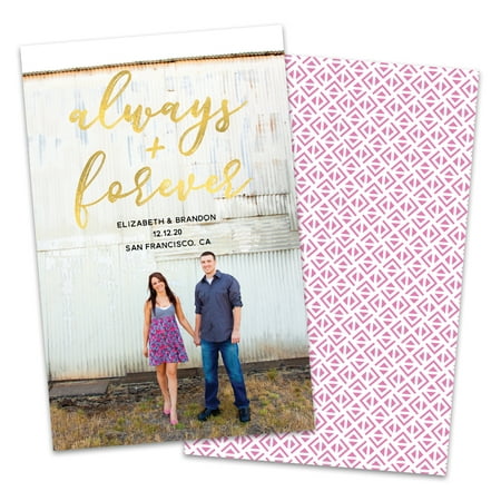 Personalized Full Photo Always and Forever Save The (Best Save The Date Photos)