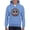 Carolina Blue, variant on Floral Smile Fun Trendy Graphic Symbols Youth's Hoodie