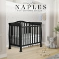 thumbnail image 4 of Dream On Me Naples 4-in-1 Convertible Mini Crib, Black, 4 of 13