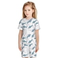 thumbnail image 2 of JUNZAN Party Shark Cute for Boys Girls Pajama Sets Toddler Sleepwear Summer Jammies 2pcs PJs, 2 of 7