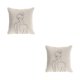 thumbnail image 2 of Advancent Funda de almohada y duradera, además de decoración del hogar, funda de almohadas de ajuste fácil de limpiar W0134-1 2Conjunto, 2 of 6