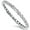 Clear, variant on All In Stock Round CZ Eternity Stackable Ring Sterling Silver Size 3