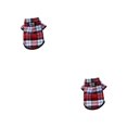thumbnail image 3 of Billuyoard Ropa para perros Cachorros Ropa Cachorro Chaleco Elasticidad Camisa para mascotas Rojo XS Rojo XS 2Conjunto, 3 of 6