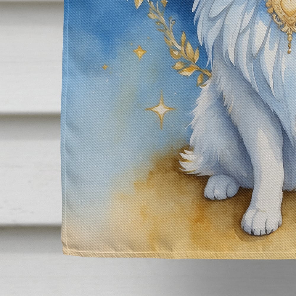 American Eskimo My Angel House Flag 28 in x 40 in