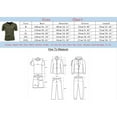 thumbnail image 3 of Mens Summer Simple Button Short Sleeve T Shirt Top Blouse, 3 of 5