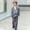 v#112Grey235, variant on Kids Boys Suit Outfit Sets Floral Children Casual Suit Boys Fashion Long Sleeve Blazers Pants O-Neck Clothes Sets