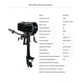 thumbnail image 3 of Inflatable Boat Electric Motor Marine Electric Vessel Outer Engine Rowing Boat Vessel Motor Propeller 12V 24V, 3 of 5