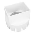 thumbnail image 1 of 3x4 Inch PVC Square Rain Gutter Downspout Adapter, Connects Gutter to Drain Pipe, Outdoor Water Proof Fit, Easy Snap On Installation Fits Standard 3"x4" Gutters, 1 of 7