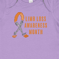 thumbnail image 4 of Inktastic Limb Loss Awareness Prosthetic Leg and Arm Orange Ribbon Boys or Girls Baby Bodysuit, 4 of 5