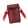 thumbnail image 4 of Bolsa para tijeras de peluquería, bolsa de PU para tijeras de peluquería, bolsa para salón de peluquería y spa. Rojo, 4 of 9