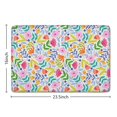 thumbnail image 5 of Pioneer Flower Floral Print Flannel Non Slip Door Rugs,Washable Door Mats Indoor,Decorative Door Mats,Dirt-Resistant and Absorbent Doormat for Entrance,Bedroom,Kitchen,Bathroom,23.5"x16", 5 of 5