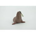 thumbnail image 4 of Walrus, Pinniped, Marine Mammal, Museum Quality, Hand Painted, Rubber Animal, Realistic, Toy, Figure, Model, Replica, Kids, Educational, Gift, 2 1/4" CH479 BB153, 4 of 9