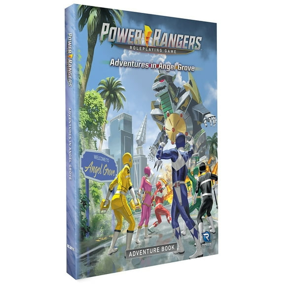 Power Rangers Roleplaying Game: Adventures in Angel Grove - Adventure Book, Hardcover Guide Requires Core Rulebook to Play, Levels 1 to 5, 4-7 Roleplayers