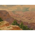 thumbnail image 2 of Gunnar Mauritz Widforss 14x11 Black Ornate Wood Framed Double Matted Museum Art Print Titled: A View of the Grand Canyon, 2 of 5