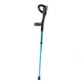 thumbnail image 4 of Bastón plegable con distribución uniforme del peso, ajustable en el antebrazo, color azul, 4 of 14