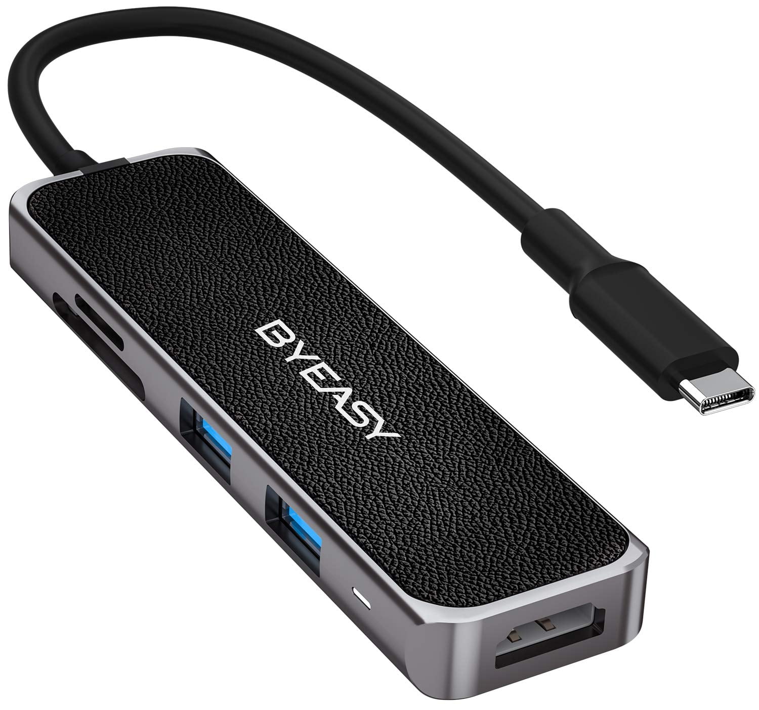 BYEASY USB C Hub Multiport USB C Adapter Hub with 4K HDMI Output SD