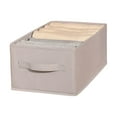 thumbnail image 2 of HBBKVI Fabric Storage Bins with Handles, Collapsible Storage Basket for Home Shelves, Bedroom Organizer Clothing Storage Box, 2 of 5