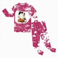 thumbnail image 2 of CAUYDY Girls Boys Halloween Cartoon Pajamas Cute Soft Long Sleeve Graphic Nighty PJS 2PCS Sleepwear Set,8Y, 2 of 8
