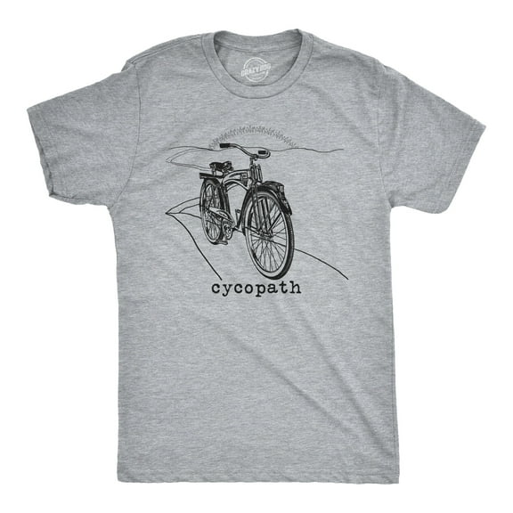 Mens Cycopath T Shirt Funny Cycling Tee Bicycle Shirt for Men Cyclist Gift Graphic Tees