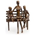 thumbnail image 1 of Danya B? Mère Lecture aux Enfants Sculpture en Bronze, 1 of 1