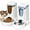 White（3.8L*2）, variant on Automatic Cat Feeder and Water Dispenser with Stainless Steel Bowl Dog Gravity Food Feeder and Waterer for Small Medium Pets Puppy Kitten 1 Gallon x 2