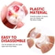 thumbnail image 4 of 100 bolas de plástico transparente multiusos, redondas y retorcidas, rellenables y transparentes., 4 of 5