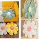 thumbnail image 5 of 2 Pcs Daisy Shaped Pillows, Plush Floor Cushion for Bedroom Sofa Chair Decor (15.7 inch, Green & White), 5 of 5