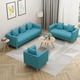 thumbnail image 1 of Simple Modern Living Room Sofas Single Sofa Chair Living Room Furniture Small Sofa Family Bedroom Cloth Lounge Lazy Sofa Home My Lux Decor Round, 1 of 12