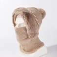 thumbnail image 4 of CoCopeaunts Beanie Hats for Women Fashion Winter Hat Beanie Knit Skull Cap Plush Beanies Hat Winter Beanies Hat with Pompom, 4 of 5