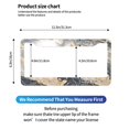 thumbnail image 2 of A Pair Of License Plate Frame Sunscreen Corrosion Resistant Rust 12.3×6.3in With Accessories Suitable For Any Car Gainsboro Marble_2, 2 of 8