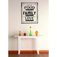thumbnail image 1 of Custom Decals Bless The Food Before Us The Family Besides Us & The Love Between Us Quote 18x18", 1 of 1
