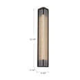 thumbnail image 6 of WV339123VBCR-Alora Lighting-Sabre - 8W LED Bath Vanity-22.38 Inches Tall and 4.38 Inches Wide-Vintage Brass Finish, 6 of 7