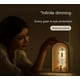 thumbnail image 4 of Lámpara de escritorio - Diseño único con puertas que se abren y cierran - Luz de noche decorativa para dormitorio, mesita de noche, regalo - Cables de carga USB (blanco), 4 of 4