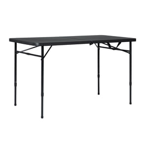 Mainstays 4 ft Adjustable Height Folding Table, Black